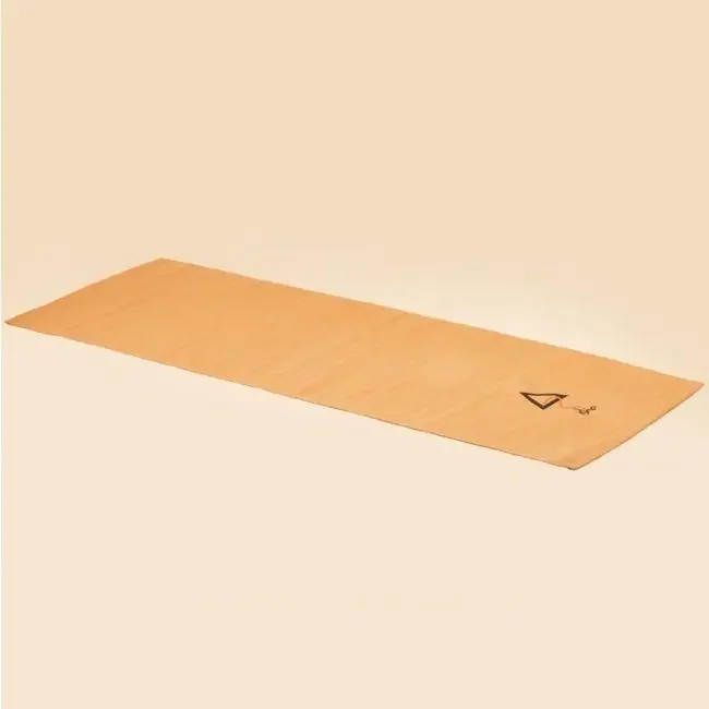 100% Cotton Rug Yoga Mat – Orange. Eco-friendly. Washable. For Yoga And Exercise.