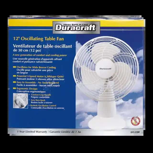 12″ OSCILL TBL FAN
