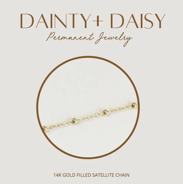 14K GOLD FILLED SATELLITE CHAIN