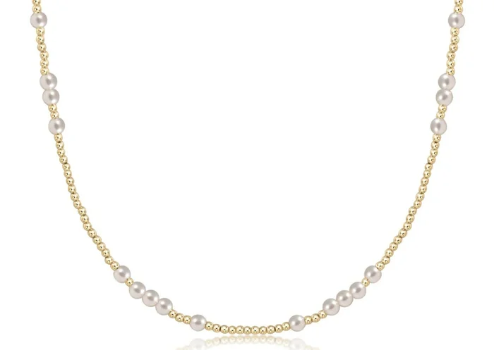 15” Choker Hope Unwritten 4mm Pearl