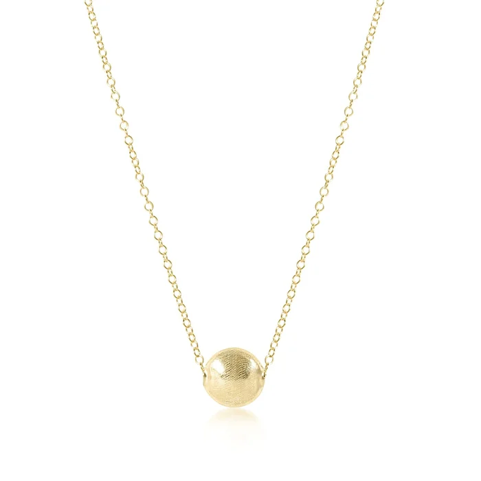 16″ NECKLACE GOLD, HONESTY