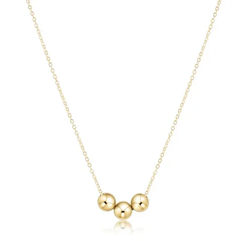 16 Inch Necklace Gold Joy 6mm