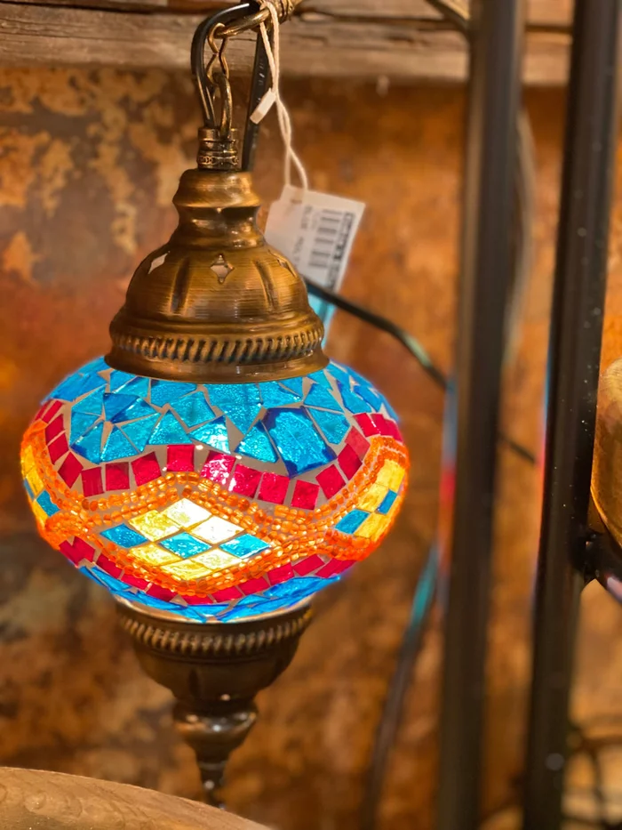 5 Inch Mosaic Hanging Lamp – C