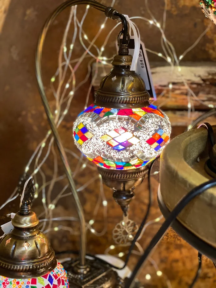 5 Inch Mosaic Hanging Lamp – D