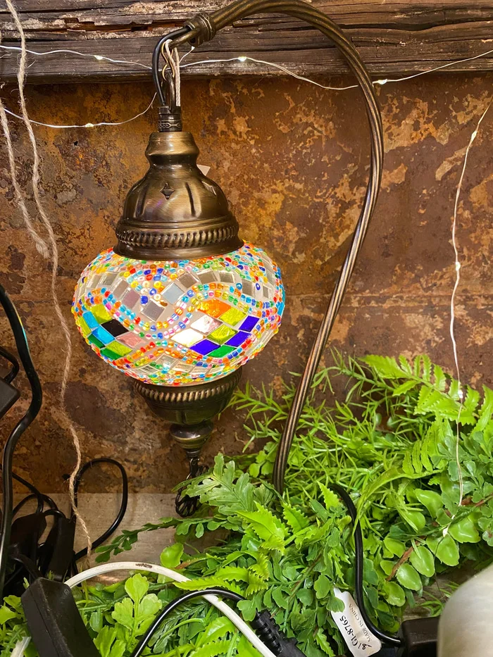 5 Inch Mosaic Hanging Lamp – H