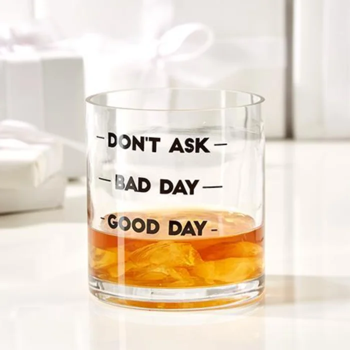 “Don’t Even Ask” Glass