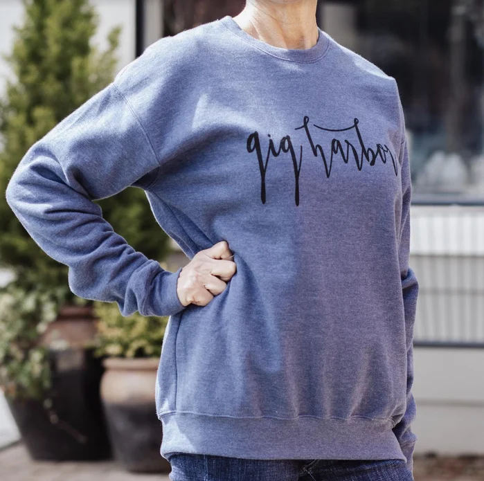 “Gig Harbor” Sweatshirt – Script