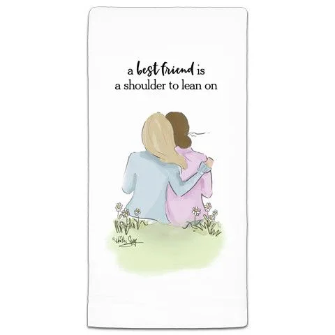 A Best Friend Flour Sack Towel