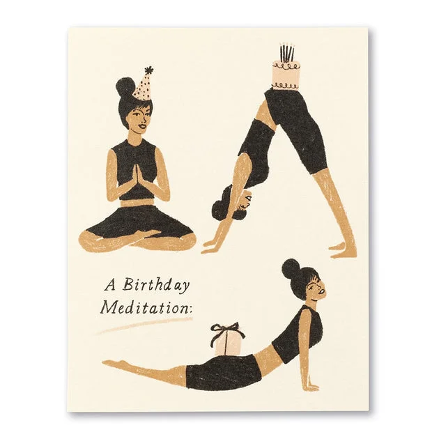 A Birthday Meditation Card