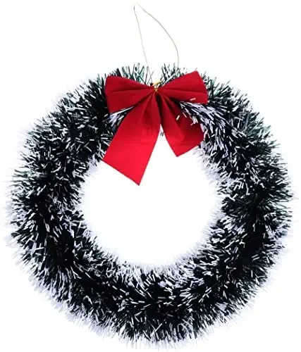AARNA EXOTICS Artificial Christmas Wreaths Garlands Door, Home Decoration – Christmas Wreath for Front Door Wall Hanging Decoration – Christmas Xmas Decoration Items