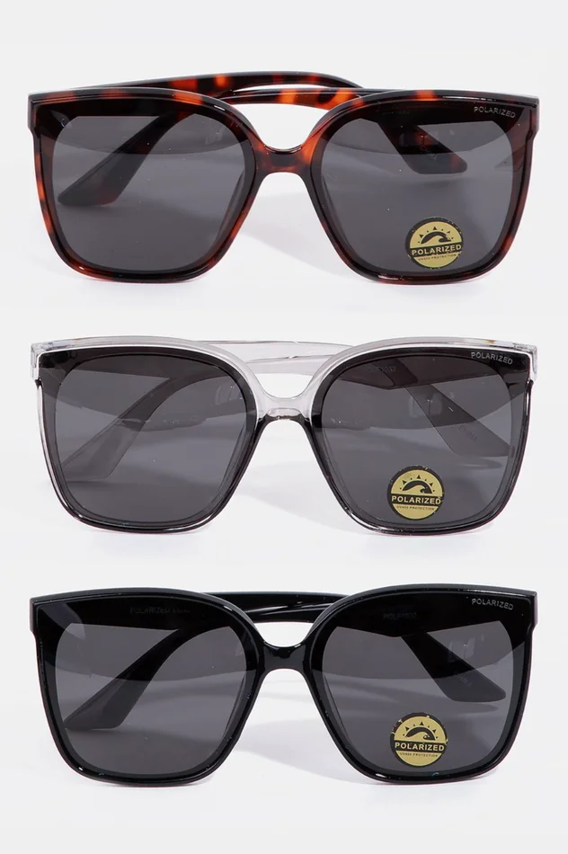 Acetate Frame Polarized Sunglasses
