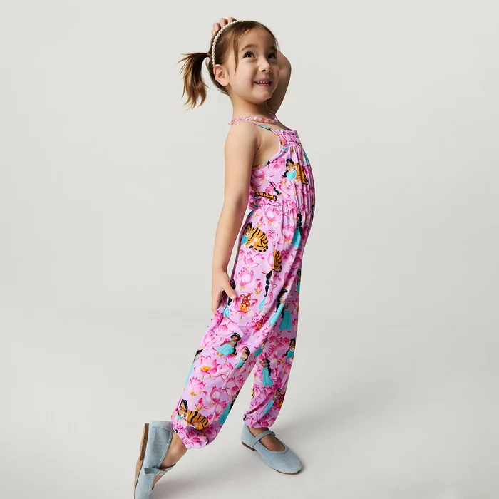 Aladdin Purple Sleeveless Girl Jumpsuit | Disney Princess Jasmine