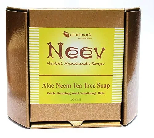 Aloe Vera Neem Tea Tree Soap – Naturally Ayurvedic Bar 75 gms (2.6 OZ)