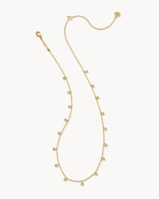 Amelia Chain Necklace Gold Metal
