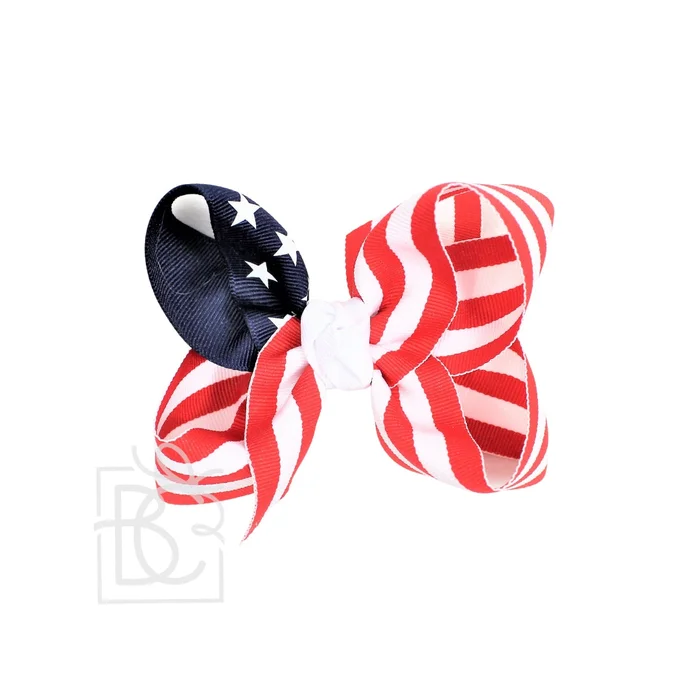 AMERICAN FLAG BOW