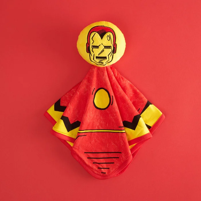 Avengers Yellow Reversible Baby Lovey | Marvel Iron Man