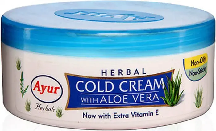 Ayur Herbal Cold Cream with Aloe Vera Extra Vitamin E (200 ml)