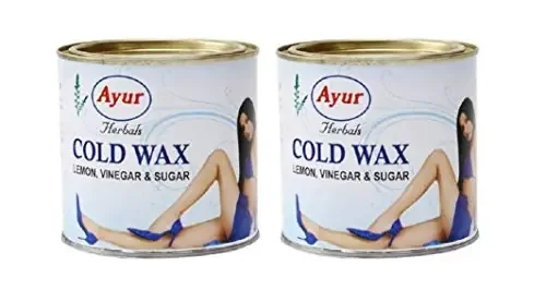 Ayur Herbal Lemon Vinegar And Sugar Cold Wax(Pack Of 2) 600ml