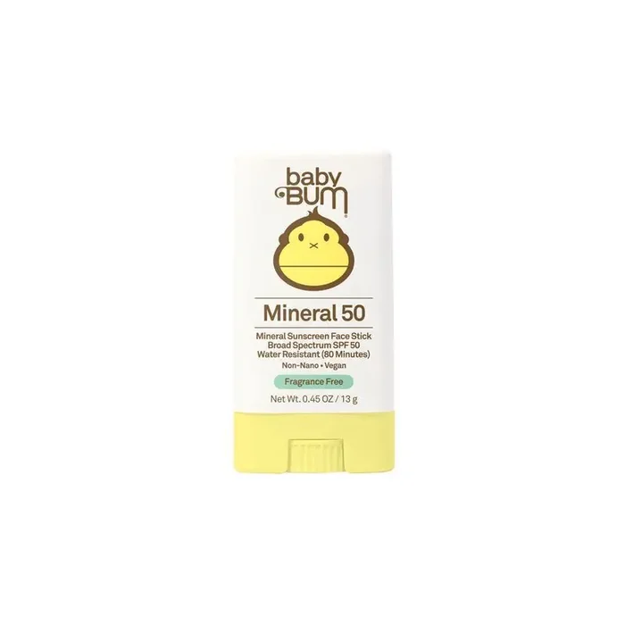 Baby Bum Mineral Sunscreen Tube, SPF 50 – 0.45oz