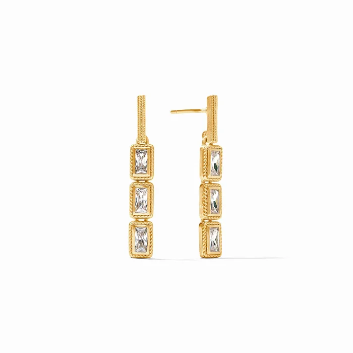 Baguette Tier Earring – Cubic Zirconia