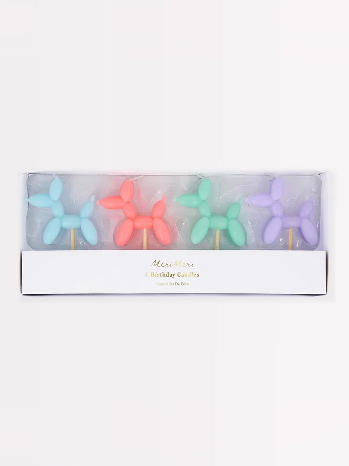 Balloon Dog Candles