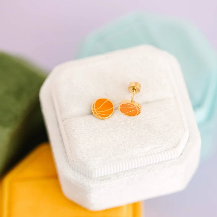 Basketball Earrings