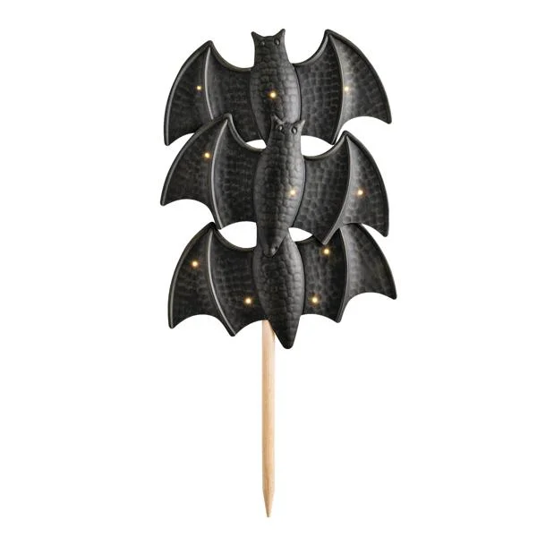 Bat Light Up Yard Stake
