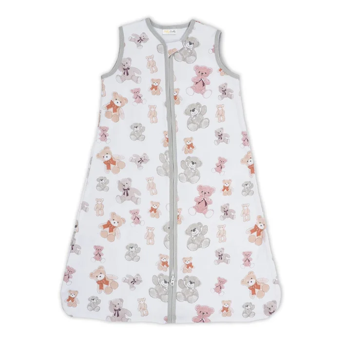 Bear Hugs Baby Sleep Sack, 100% Organic Cotton: 0-6M