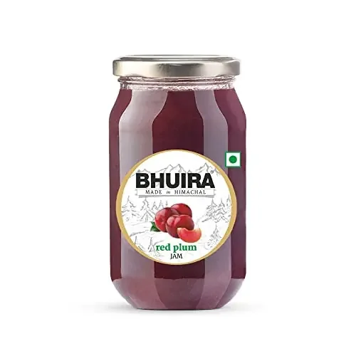 Bhuira All Natural Jam Red Plum No Added preservatives No Artifical Color Added 240 g Pack of 1