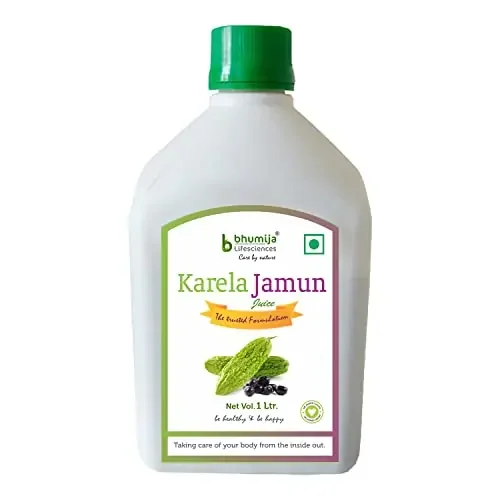 Bhumija Lifesciences Jamun Juice Natural Juice Sugar Free 1 Ltr