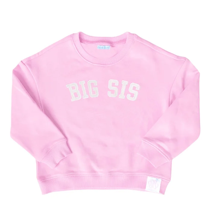 Big Sis Sweatshirt (sizes 12m – 8): 3-4T