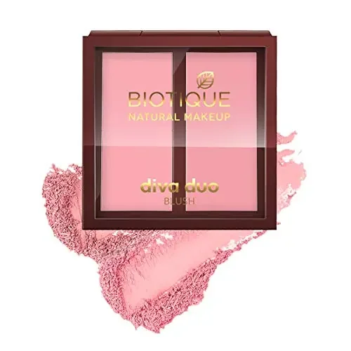 Biotique Natural Makeup Diva Duo Blush Rose N Radiance 9g