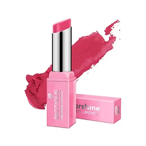 Biotique Natural Makeup Starshine Matte Lipstick Miami Kiss