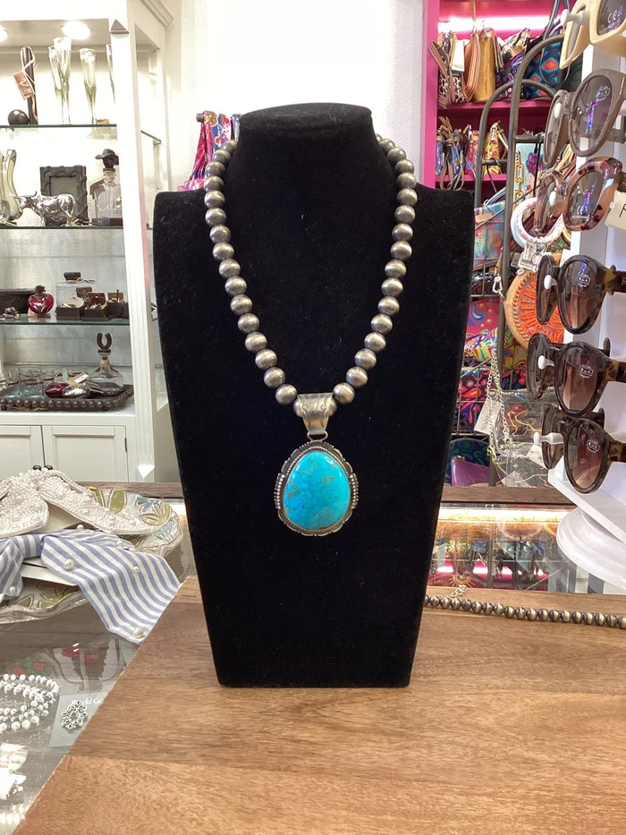 Bisbee Scalloped Edge Pendant
