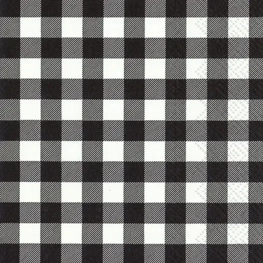 BLACK BUFFALO CHECK GUEST TOWEL