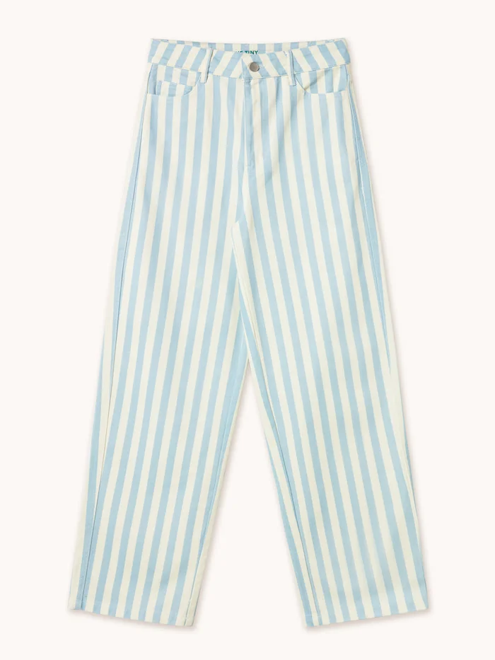Blue Striped Berta Jeans