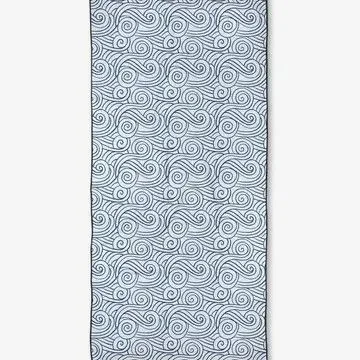Blue Waves Beach Towel