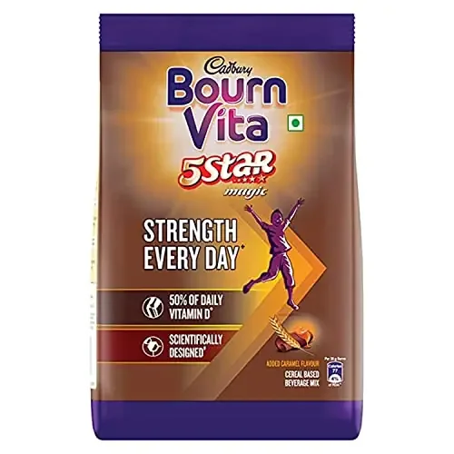 Bournvita Five Star Magic Chocolate Drink Pouch – 500 g