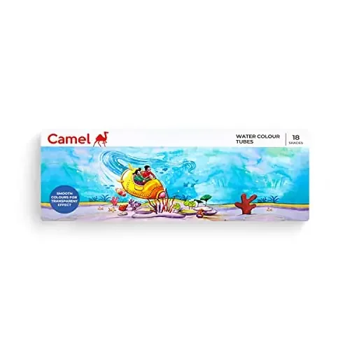 brand_seq_id null.int, Camel Camel Student Water Color Tube – 5Ml Tubes, 18 Shades