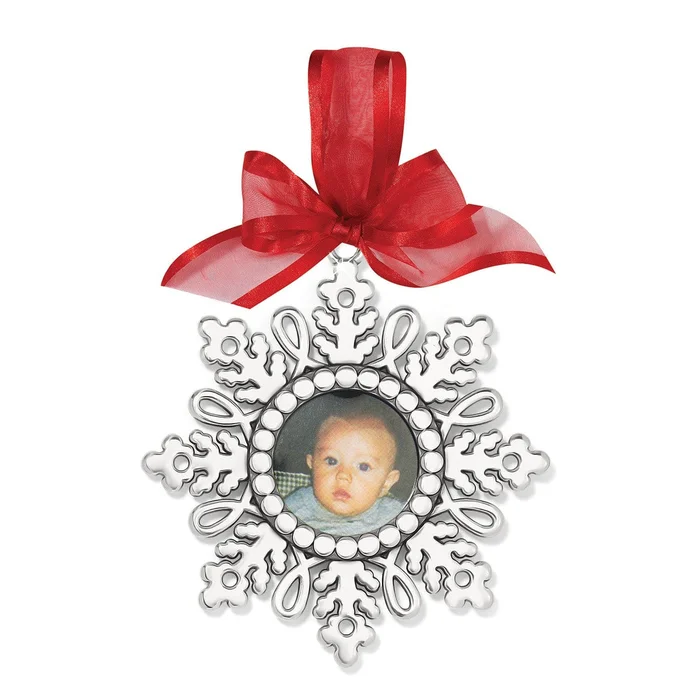 Brighton Christmas Ornament – Snowflake Photo