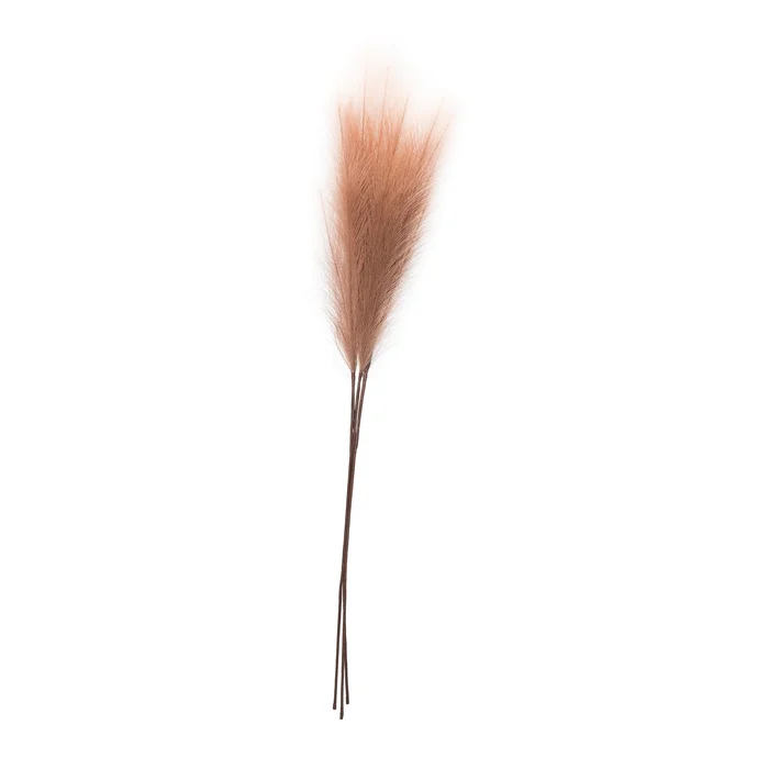 BROWN FAUX PAMPAS GRASS SPRAY SET