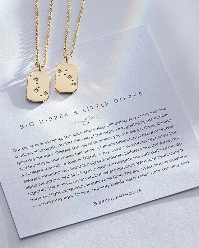 Bryan Anthonys Big Dipper & Little Dipper Necklace