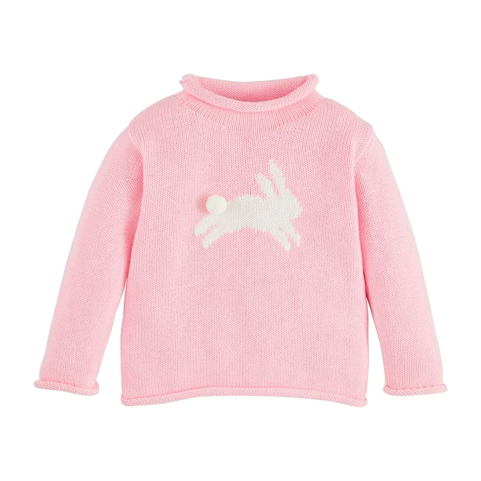 BUNNY PINK ROLLNECK SWEATER