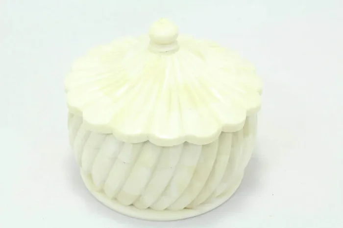 CAMEL BONE ARTICLES Handcrafted Handmade Trinket Box Natural Camel Bone Home Decorative Gift Item