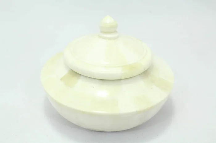 CAMEL BONE ARTICLES Handicraft Handmade Trinket Box Natural Camel Bone Home Decorative Gift Item