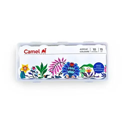 Camel Fabrica Acrylic Ultra Color – 15ml Each 10 Shades