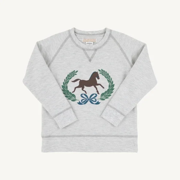 Cassidy Comfy Crewneck – Grantley Gray