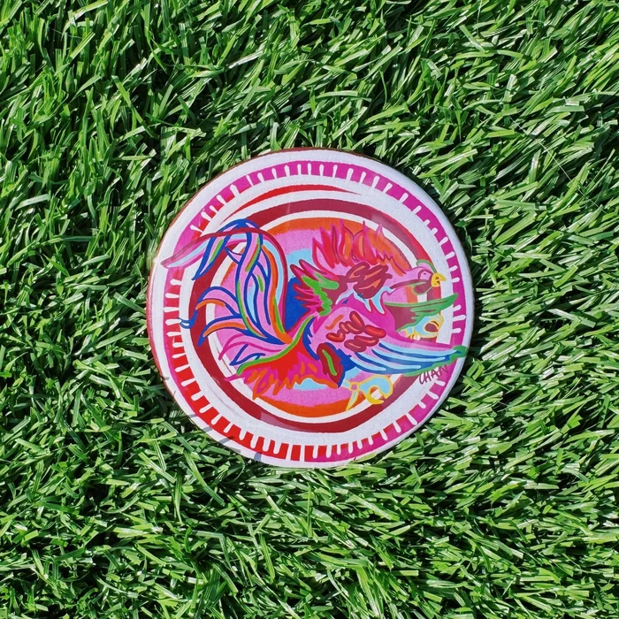 Chan Art USC Gamecock Button 2.25″