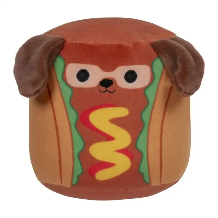 Chew Mees by Squishmallows Karl Hot Dog Dog Plush Toy