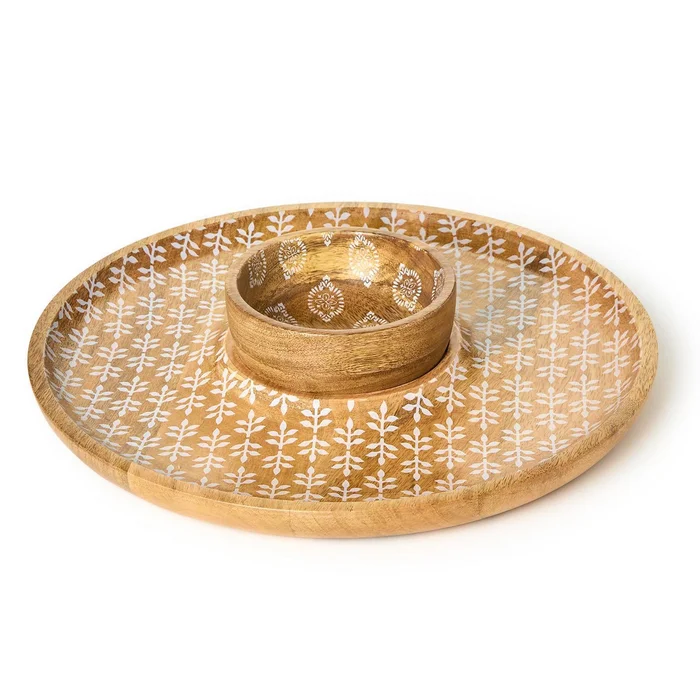 Chip & Dip Block Print Set